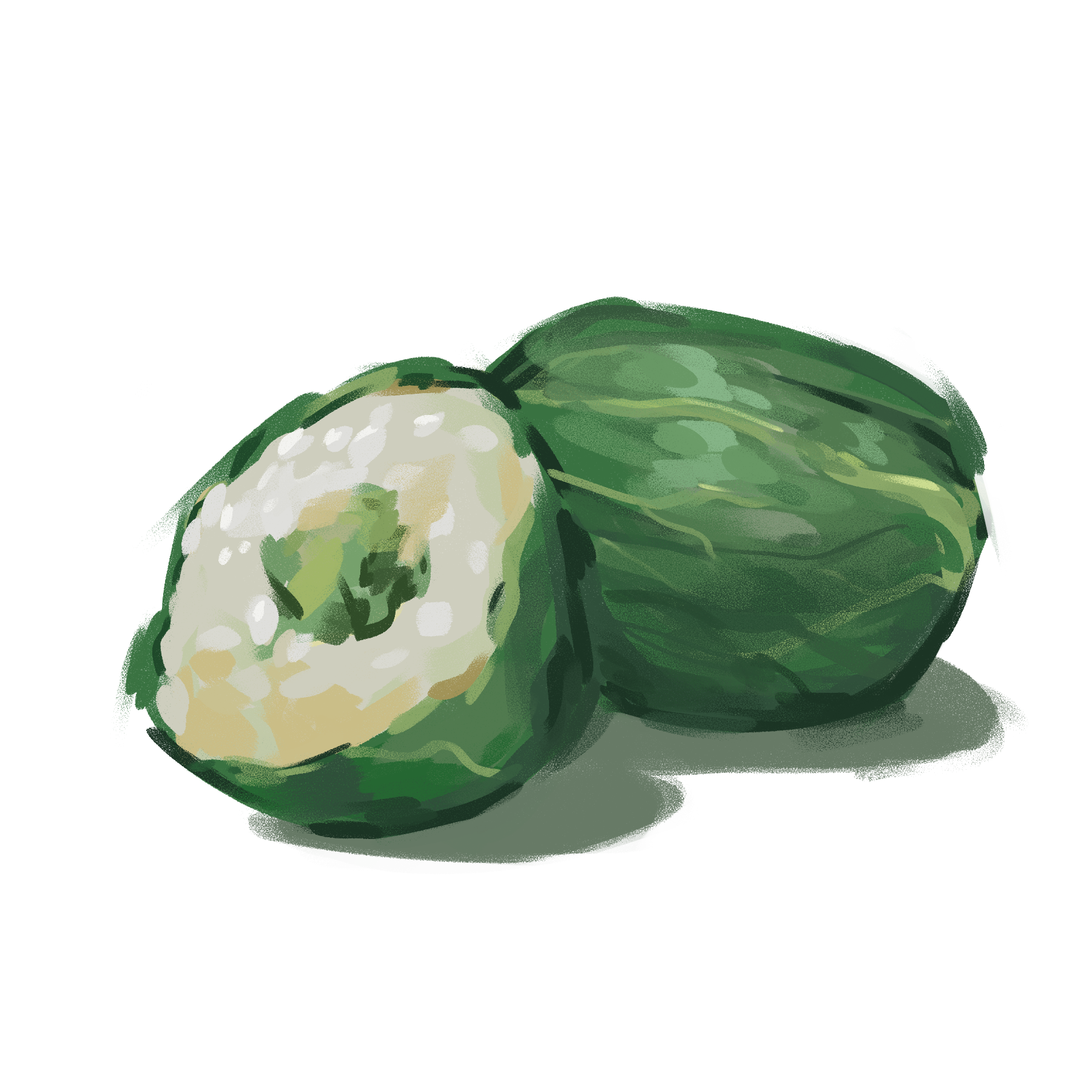An illustrated Wakayama food scene for the Kumano Kodo